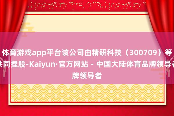 体育游戏app平台该公司由精研科技（300709）等共同捏股-Kaiyun·官方网站 - 中国大陆体育品牌领导者